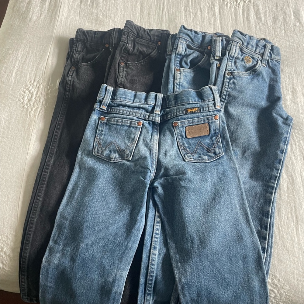 Wrangler Kids Blue and Black Jeans